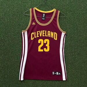 Adidas NBA For Her Women's‎ Cleveland Cavaliers Burgundy Red Home Jersey